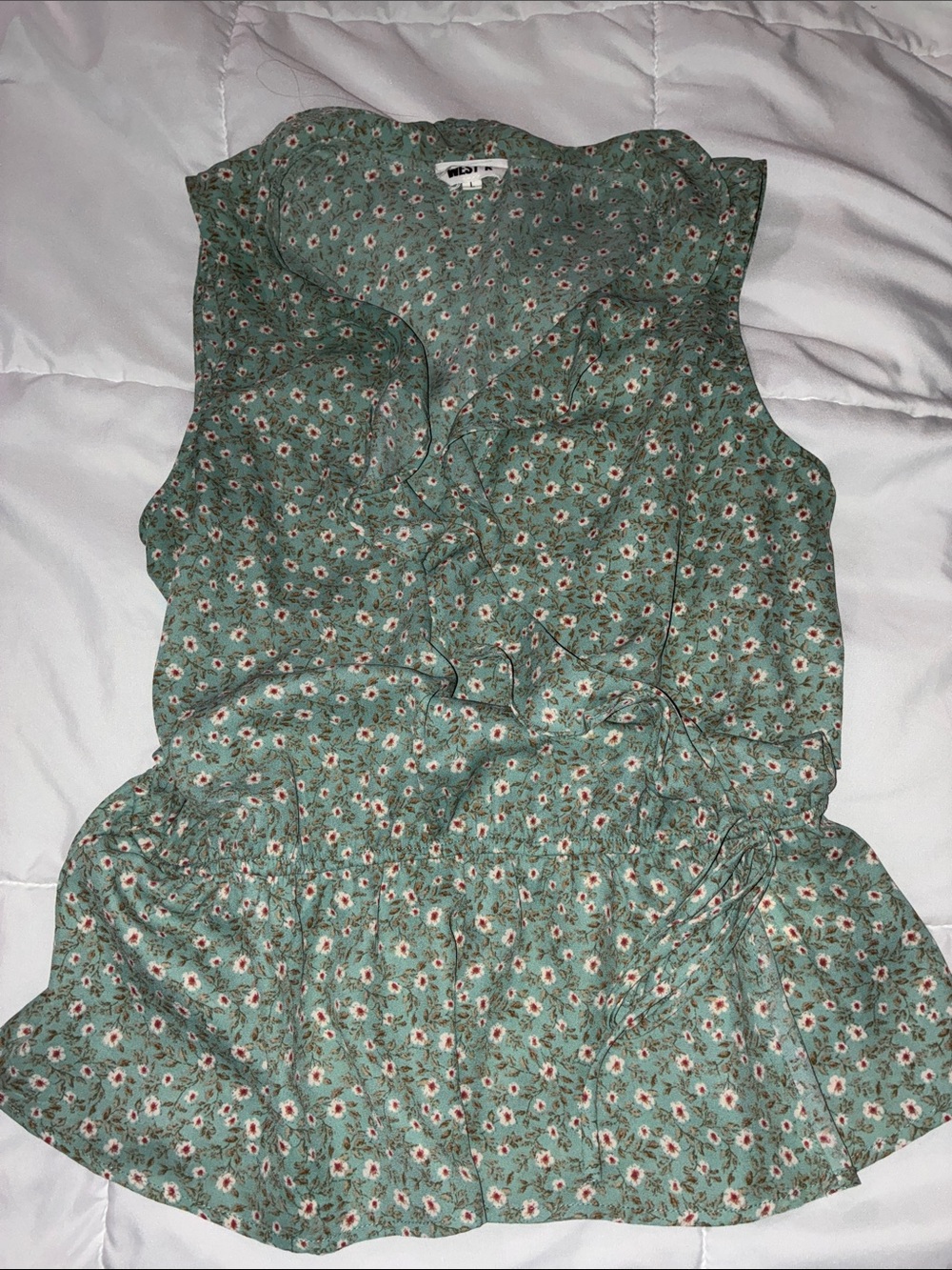 West K floral blouse